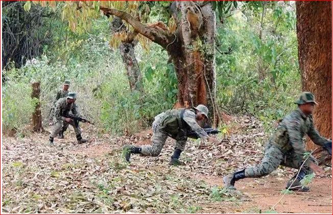 Cg Breaking News: Encounter between police and Naxalites, intensive search of surrounding areas continues